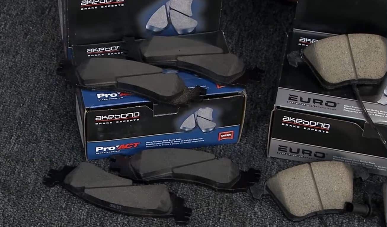 Akebono EUR1549 Euro brake pad kits