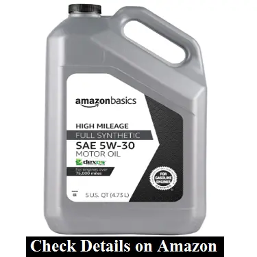 AmazonBasics High Mileage Motor Oil