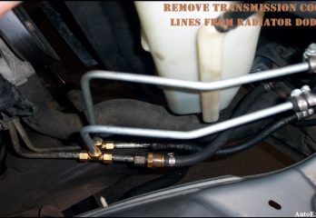 Remove Transmission Cooler Lines from Radiator Dodge