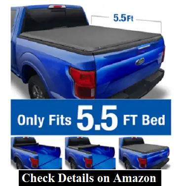 Tyger Auto T1 Soft Roll Up Truck Bed Tonneau Cove