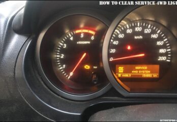 How To Clear Service 4wd Light