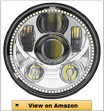 Wisamic 5.75 Inch LED Headlight with DRL