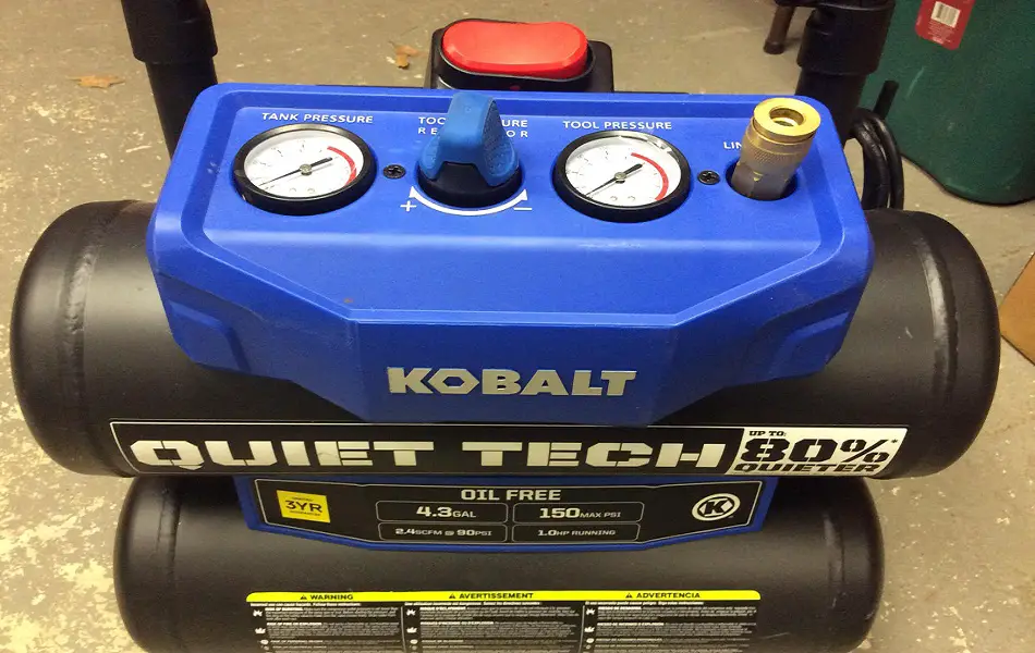 Kobalt Quiet Tech 4.3-Gallon Portable Electric Air Compressor