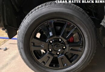 Tips to Clean Matte Black Rims
