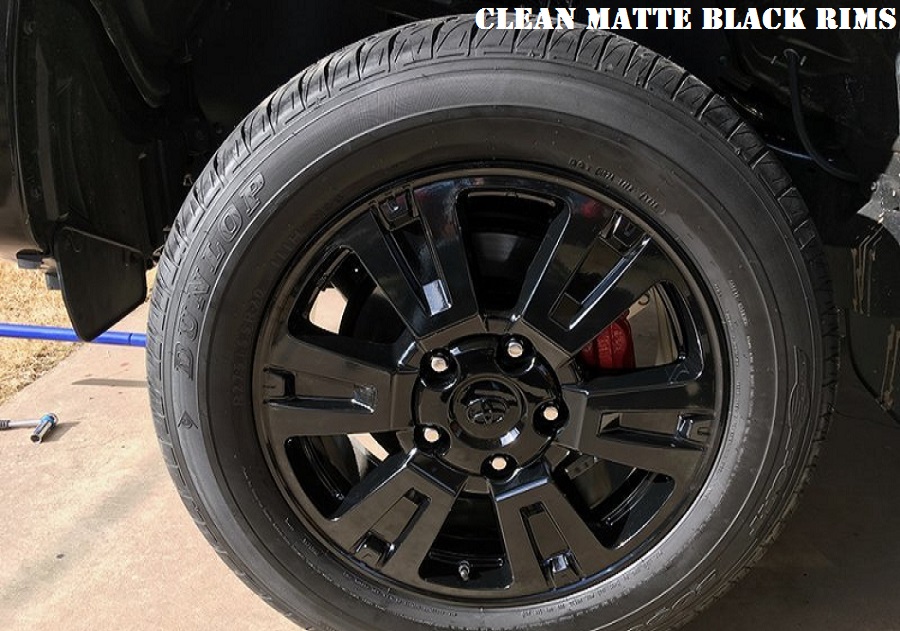 Tips to Clean Matte Black Rims