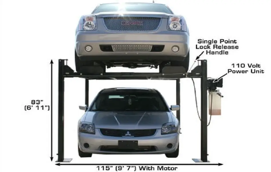 Atlas Garage Pro 8000 4-Post Car Lift