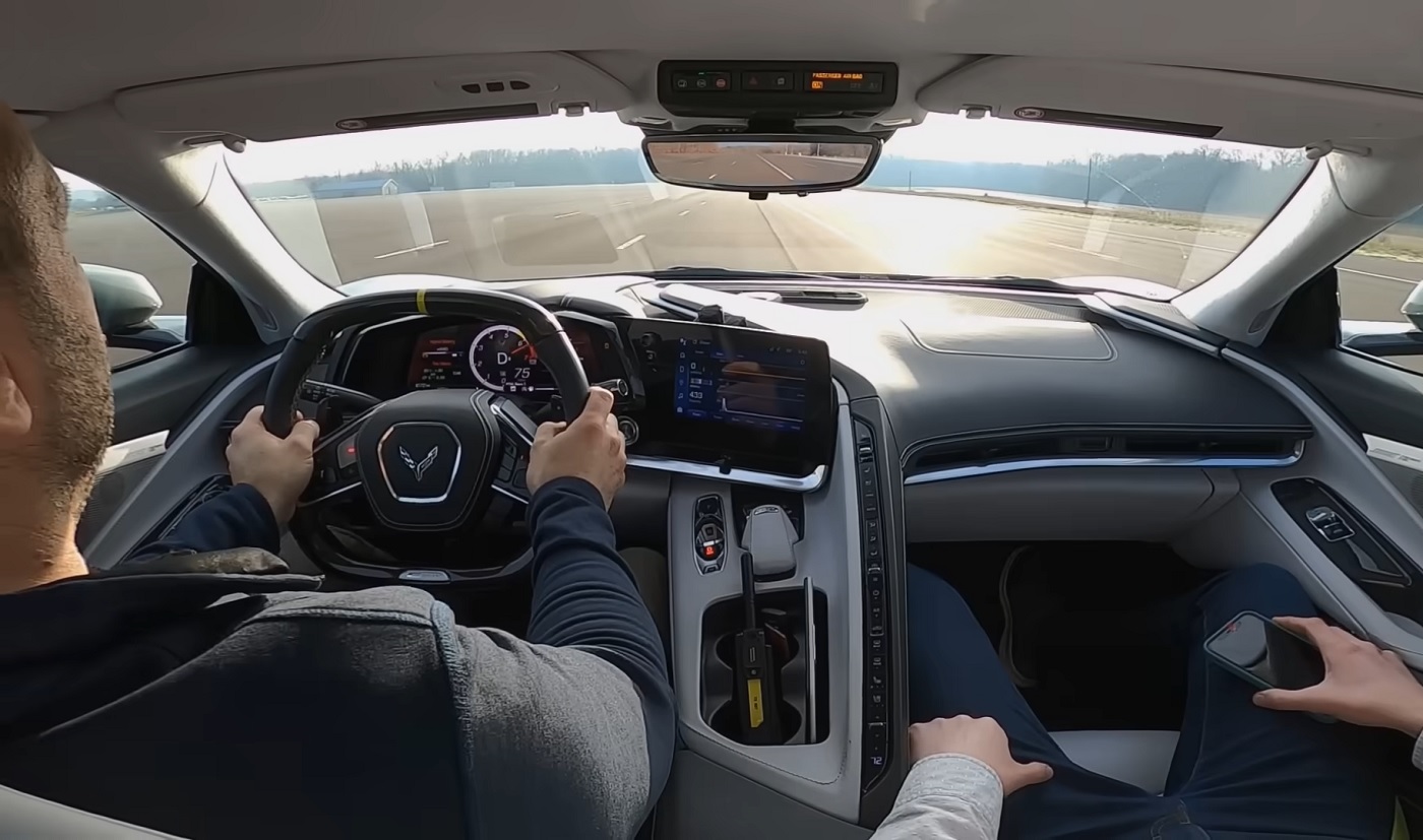 Interior of Corvette e-ray EV